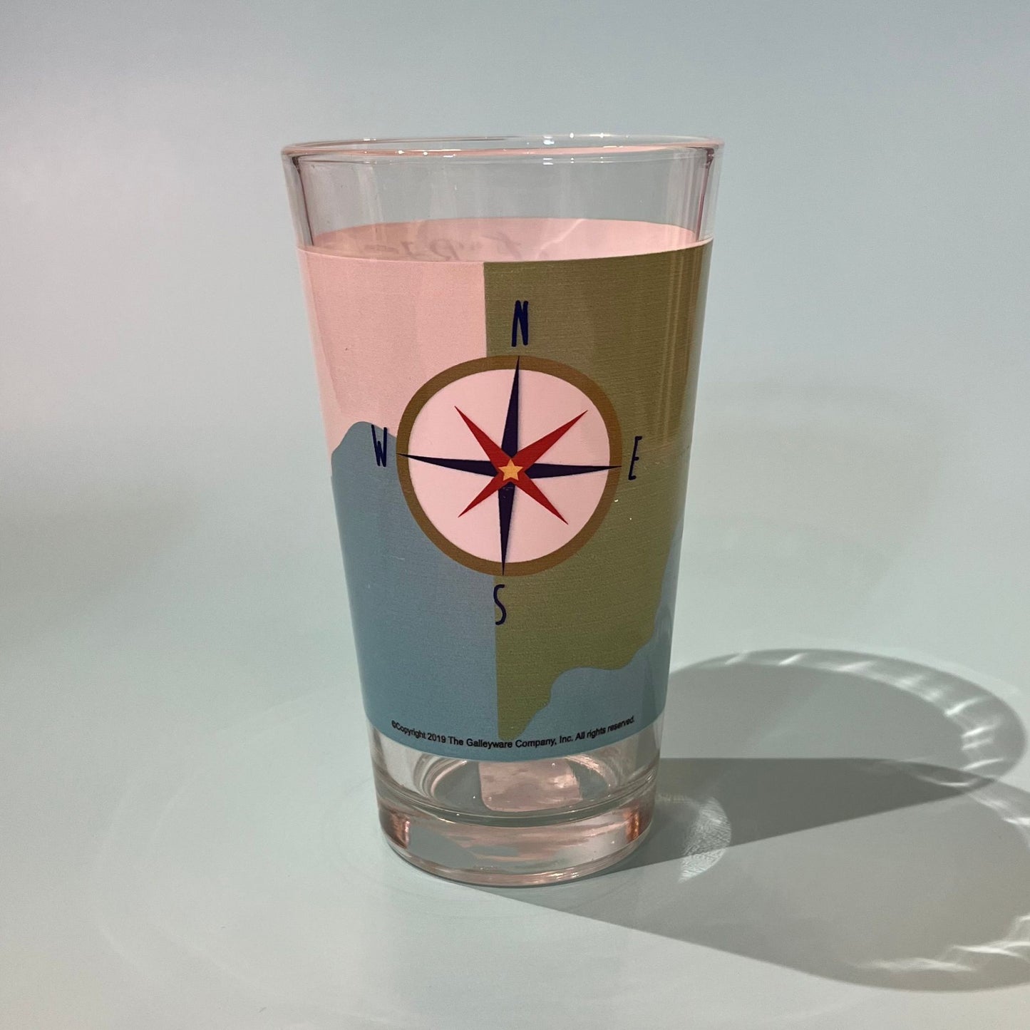 Newport RI Map Pint Glass