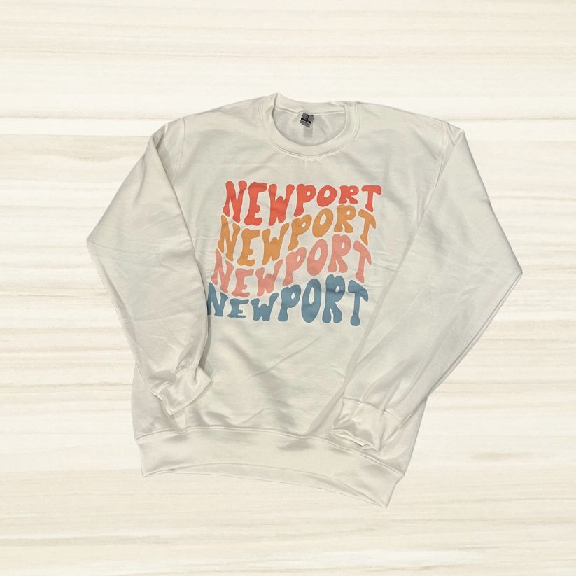 Newport, RI Groovy Sweatshirt