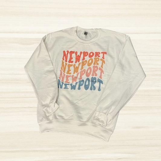 Newport, RI Groovy Sweatshirt