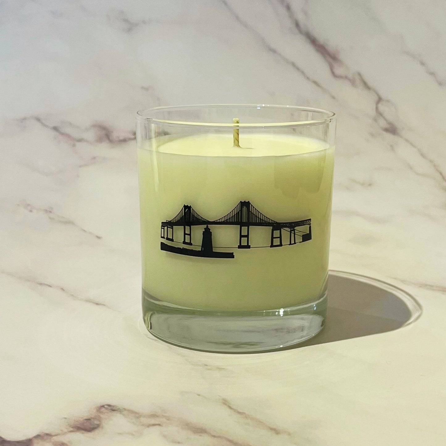 Newport, RI Pell Bridge Soy Candle