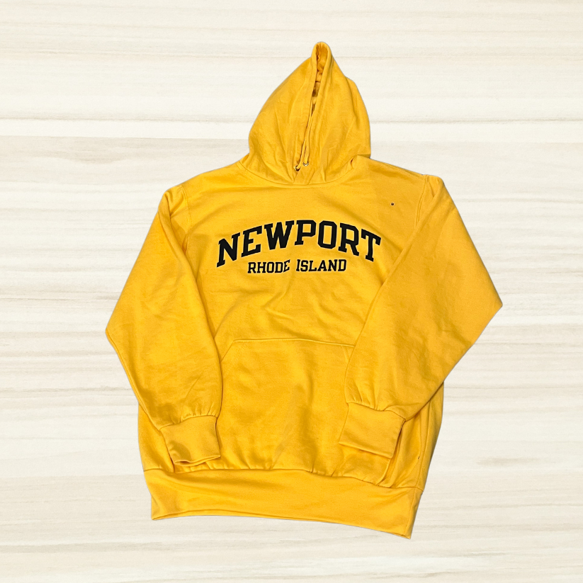 Newport, RI Comfort Fleece Hoodie, Sunglow