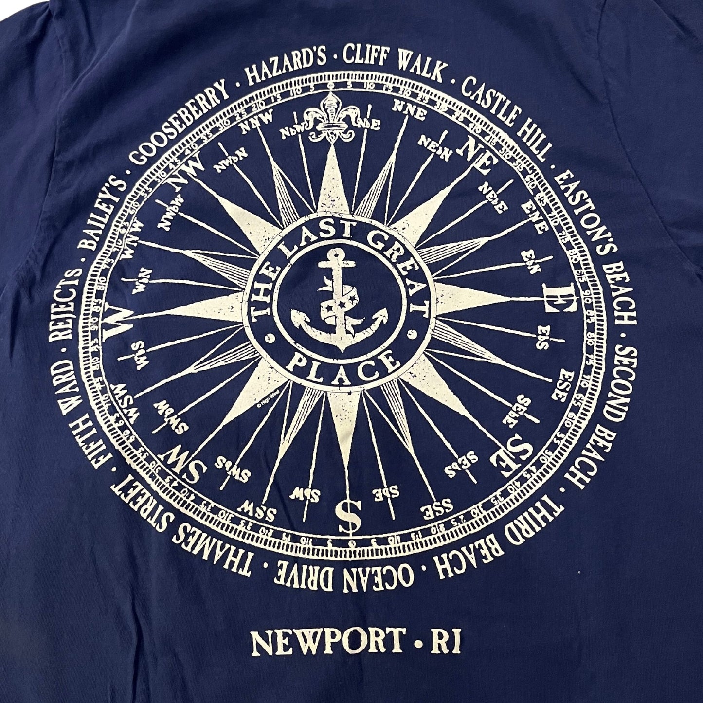 Newport Compass T-Shirt, Navy