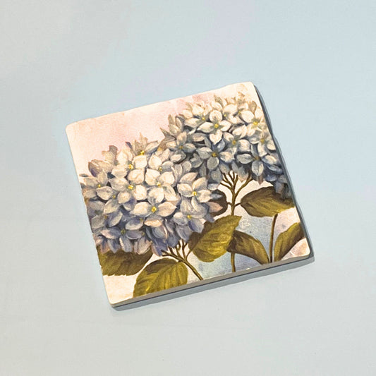 Blue Hydrangea Absorbent Coaster