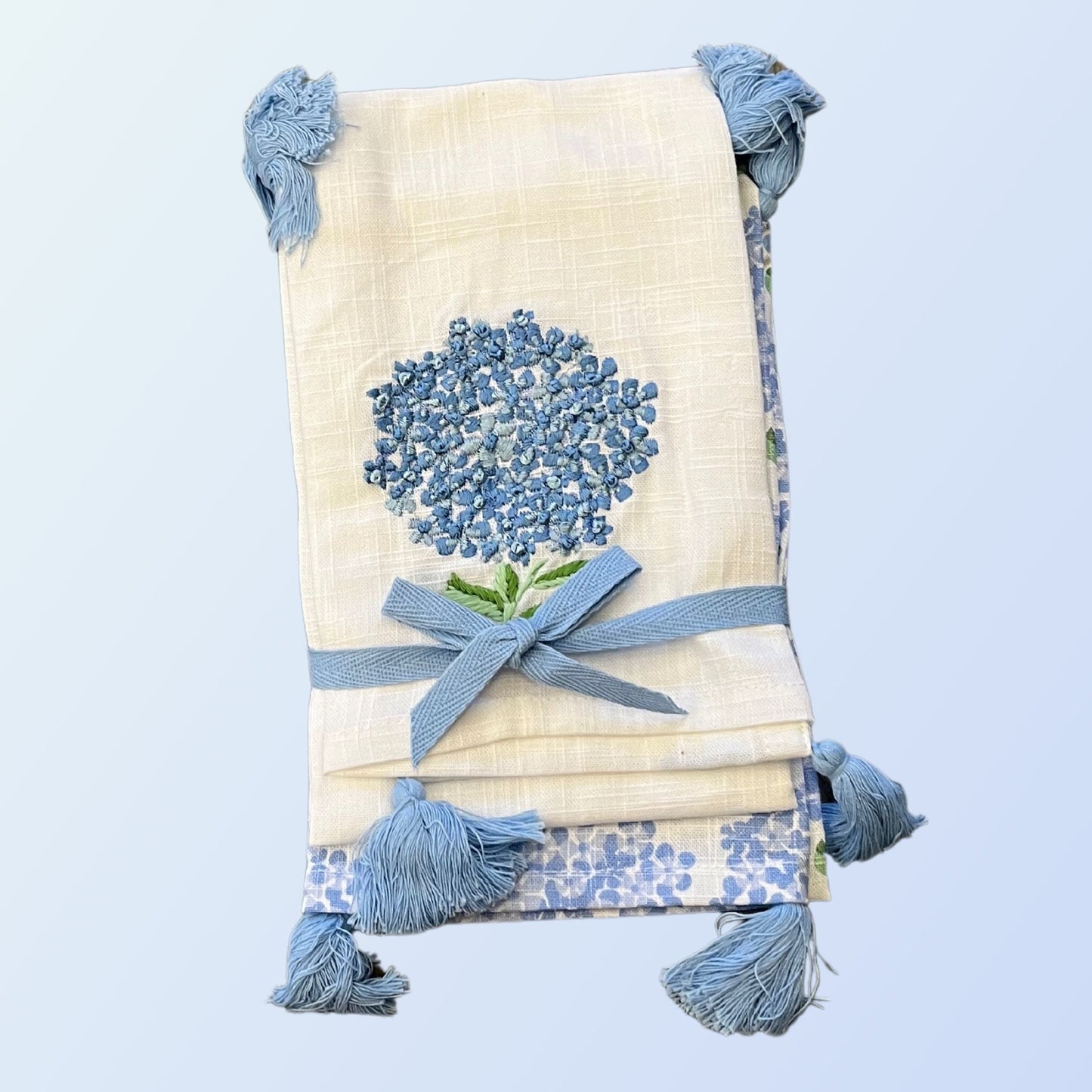 Hydrangea Stitchery Teatowels (set of 2)