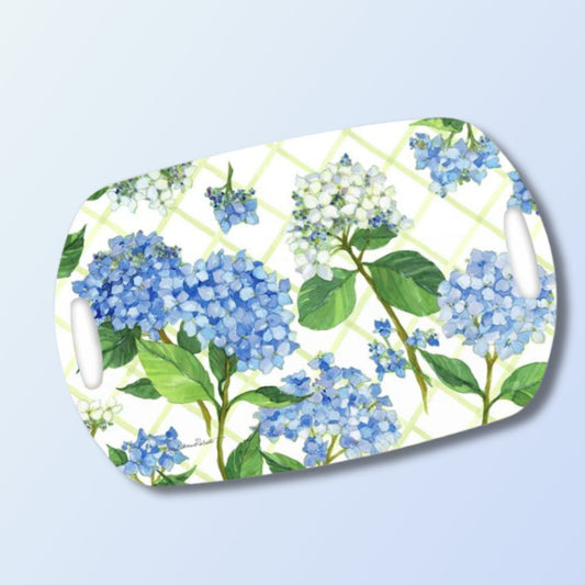 Hydrangea Bamboo Serving Tray