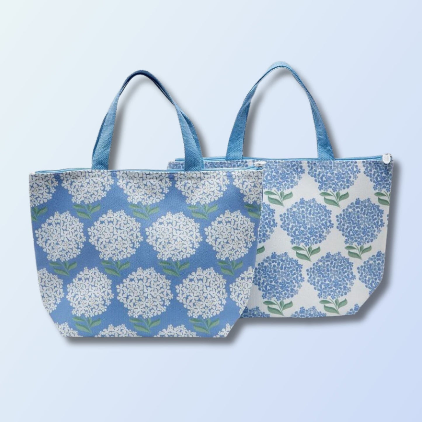 Blue Hydrangea Lunch Tote