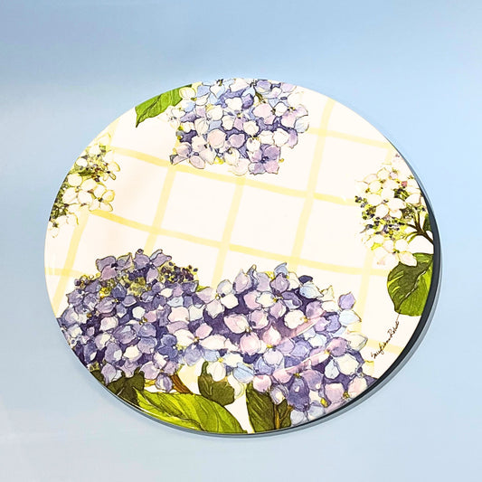 Hydrangea Bamboo Dinner Plate