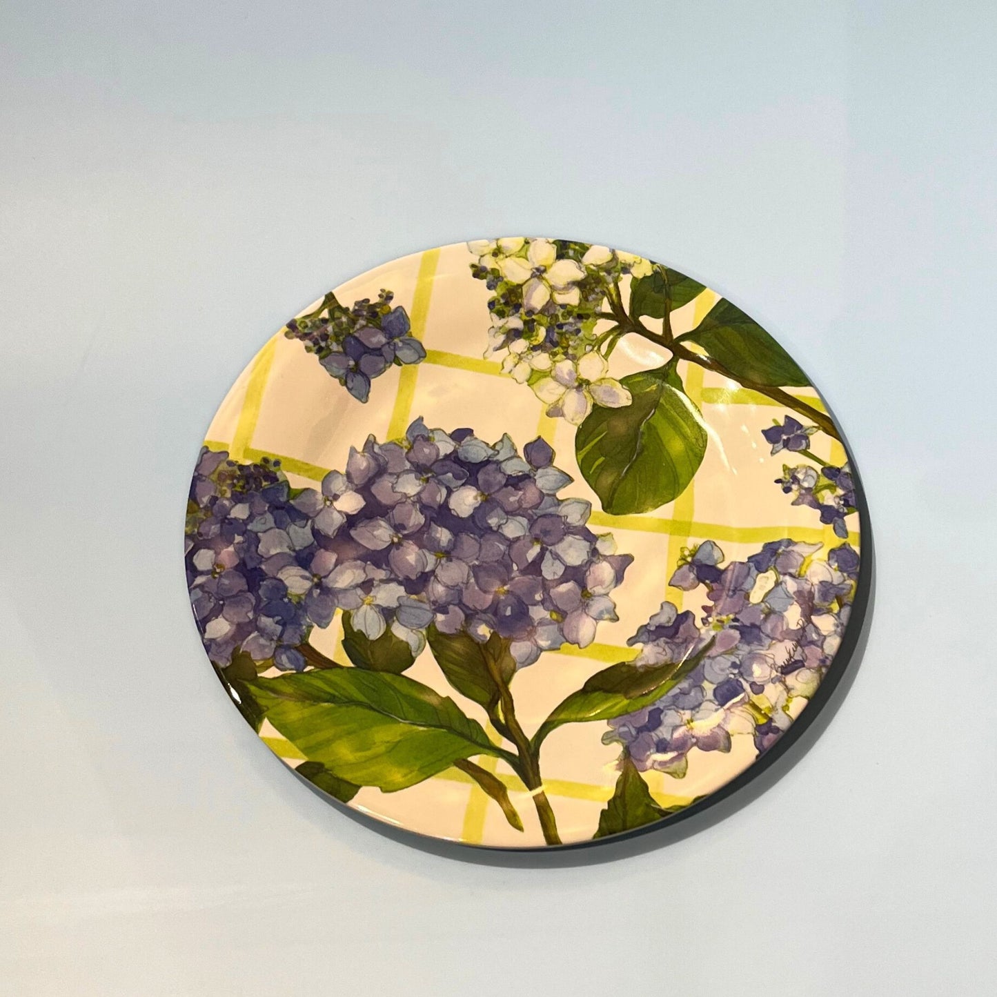 Hydrangea Bamboo Salad Plate