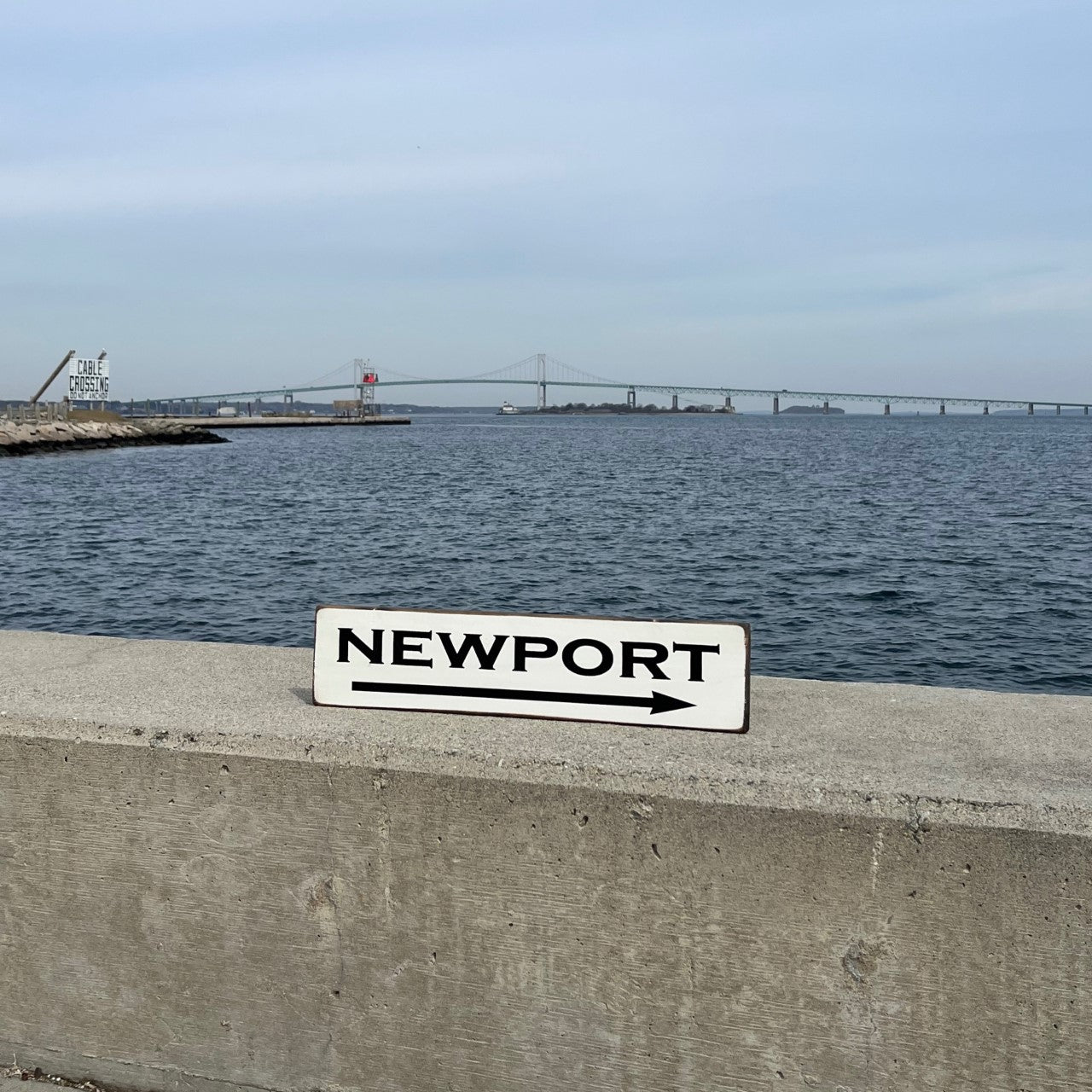 Newport Arrow Handmade Sign