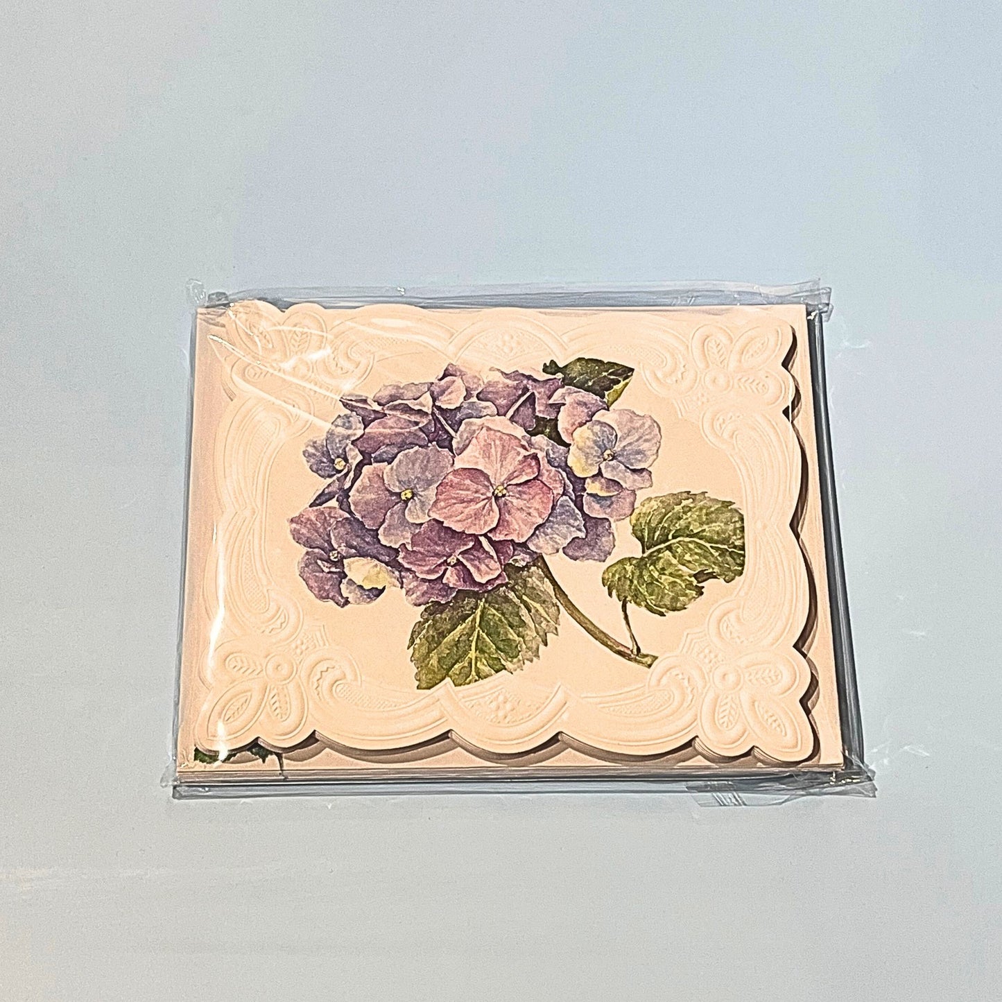 Hydrangea Embossed Set of Notecards