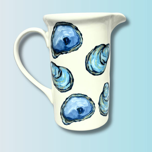 Oyster Ceramic Pitcher