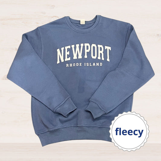 Newport Soft Fleece Crewneck Sweatshirt - Slate