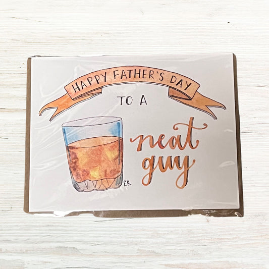 Happy Father's Day to a Neat Guy Greetings Card